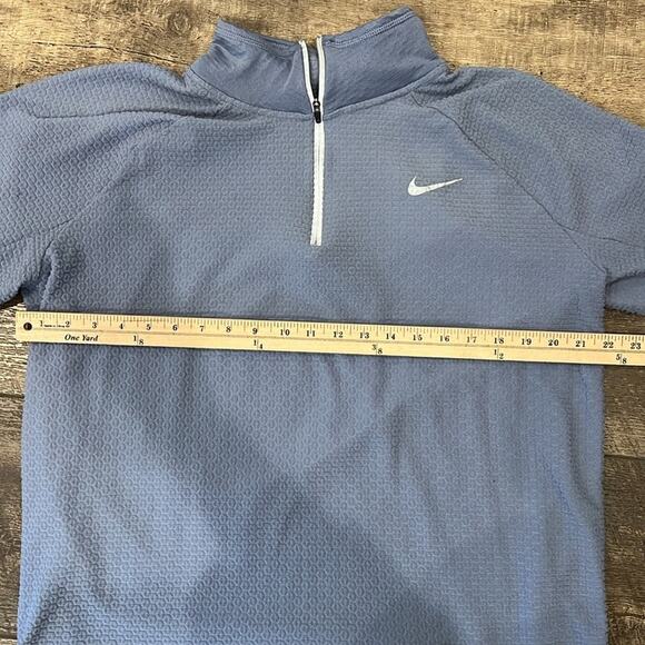 Nike Women's Dri-FIT Fleece Quarter Zip Running Pullover Periwinkle Size XL - Picture 8 of 12